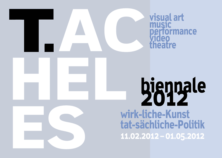tacheles biennale 2012 - flyer
